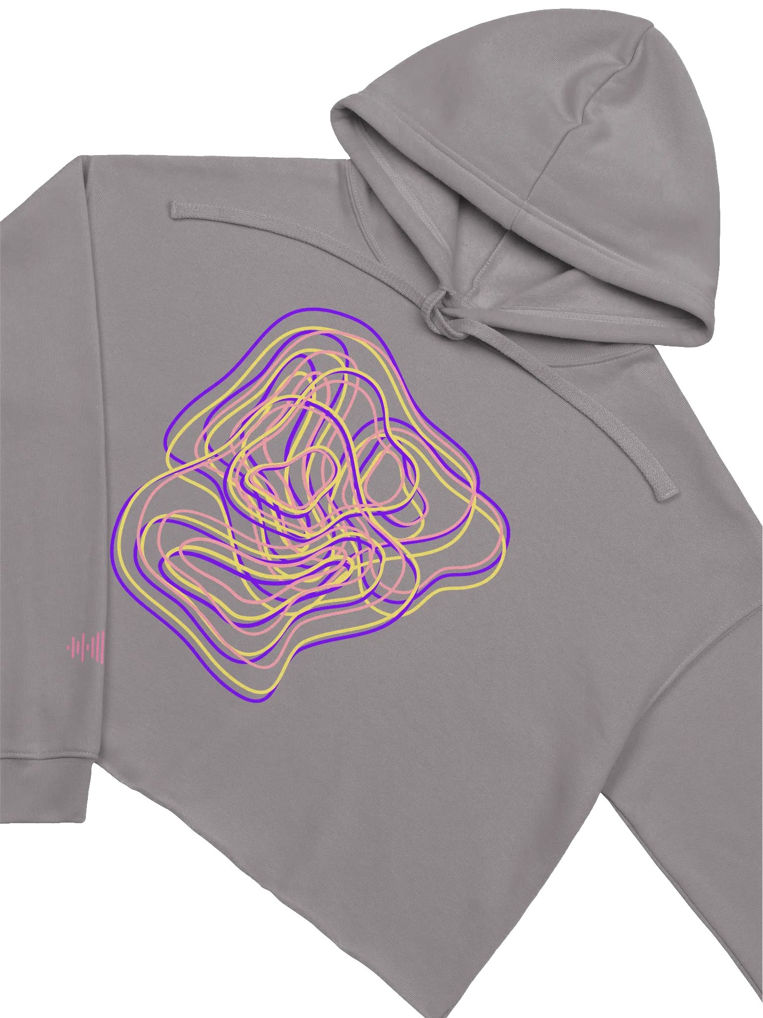Abstract Fusion Crop Hoodie product image (3)