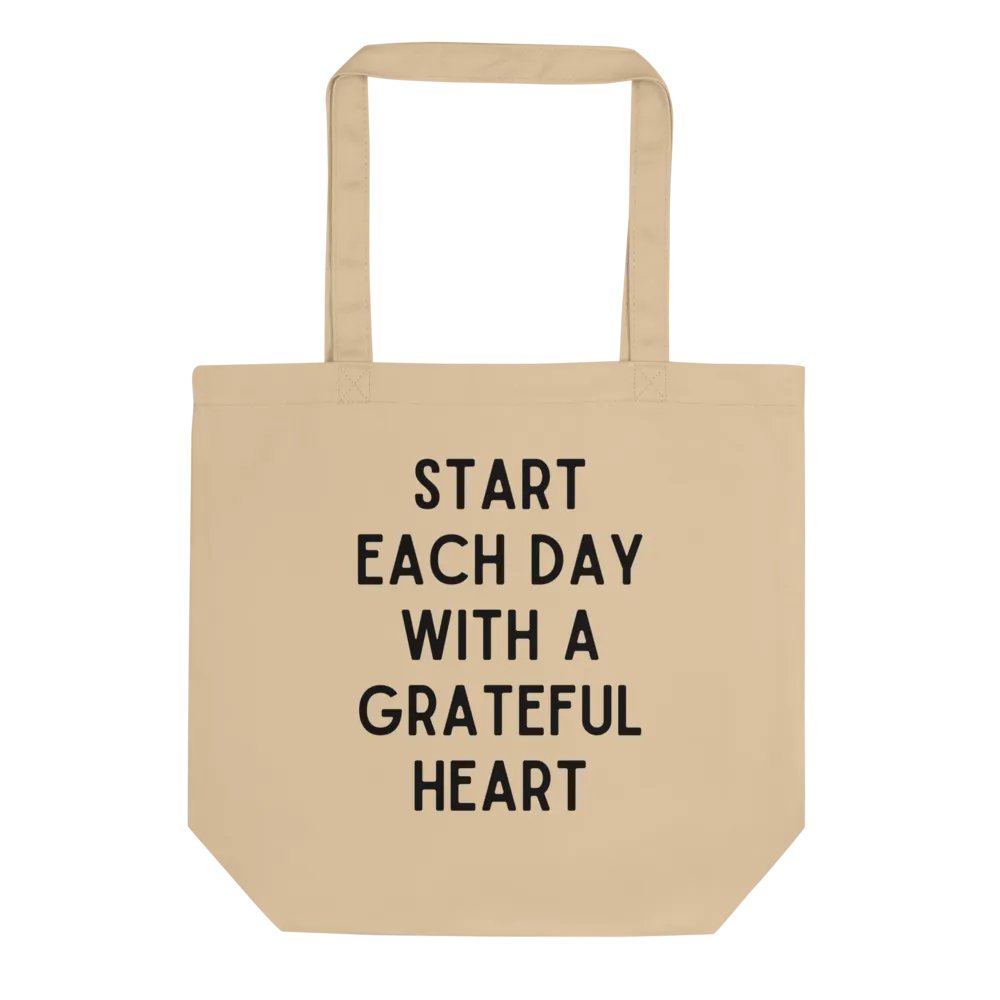 Start Each Day With A Grateful Heart Tote Bag product image (1)