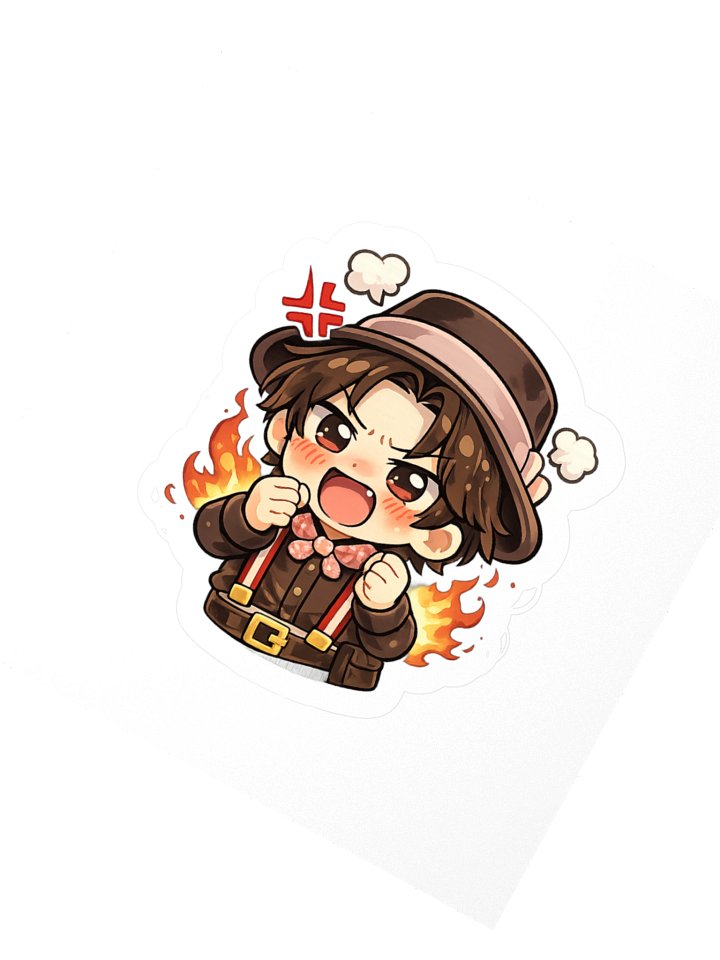 Lexi Raging Sticker product image (4)