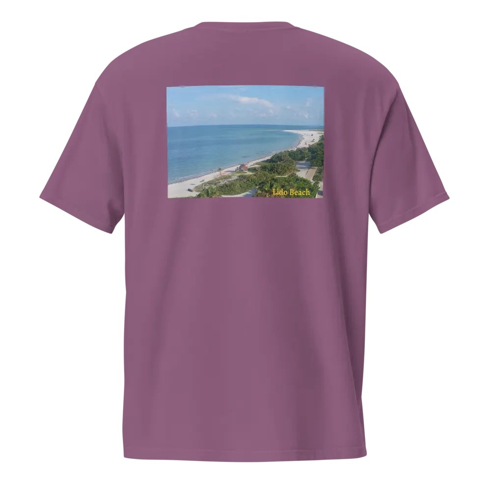 "Lido" Beach Pocket Tee Front & Back product image (2)