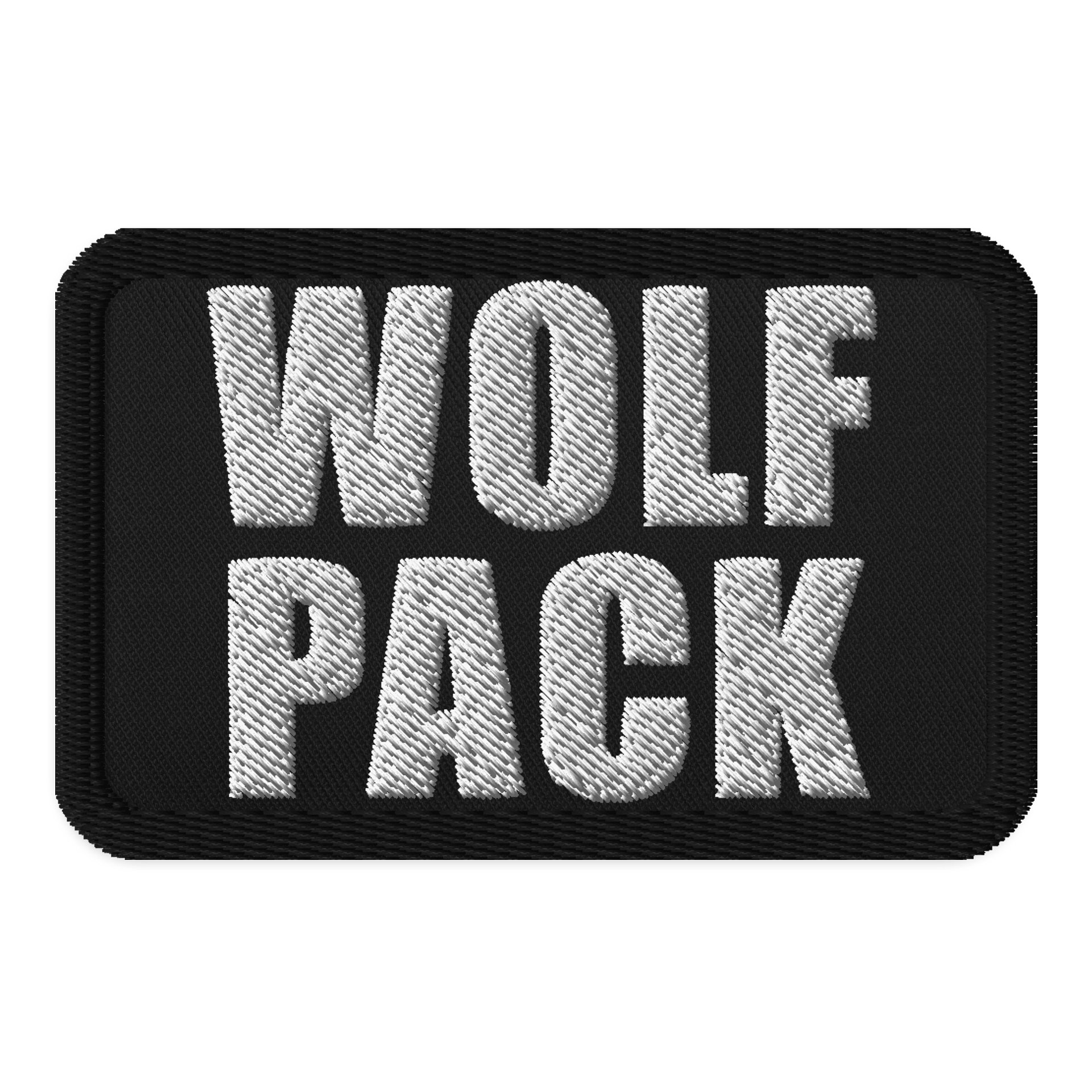Wolf Pack Embroidered Patch product image (1)