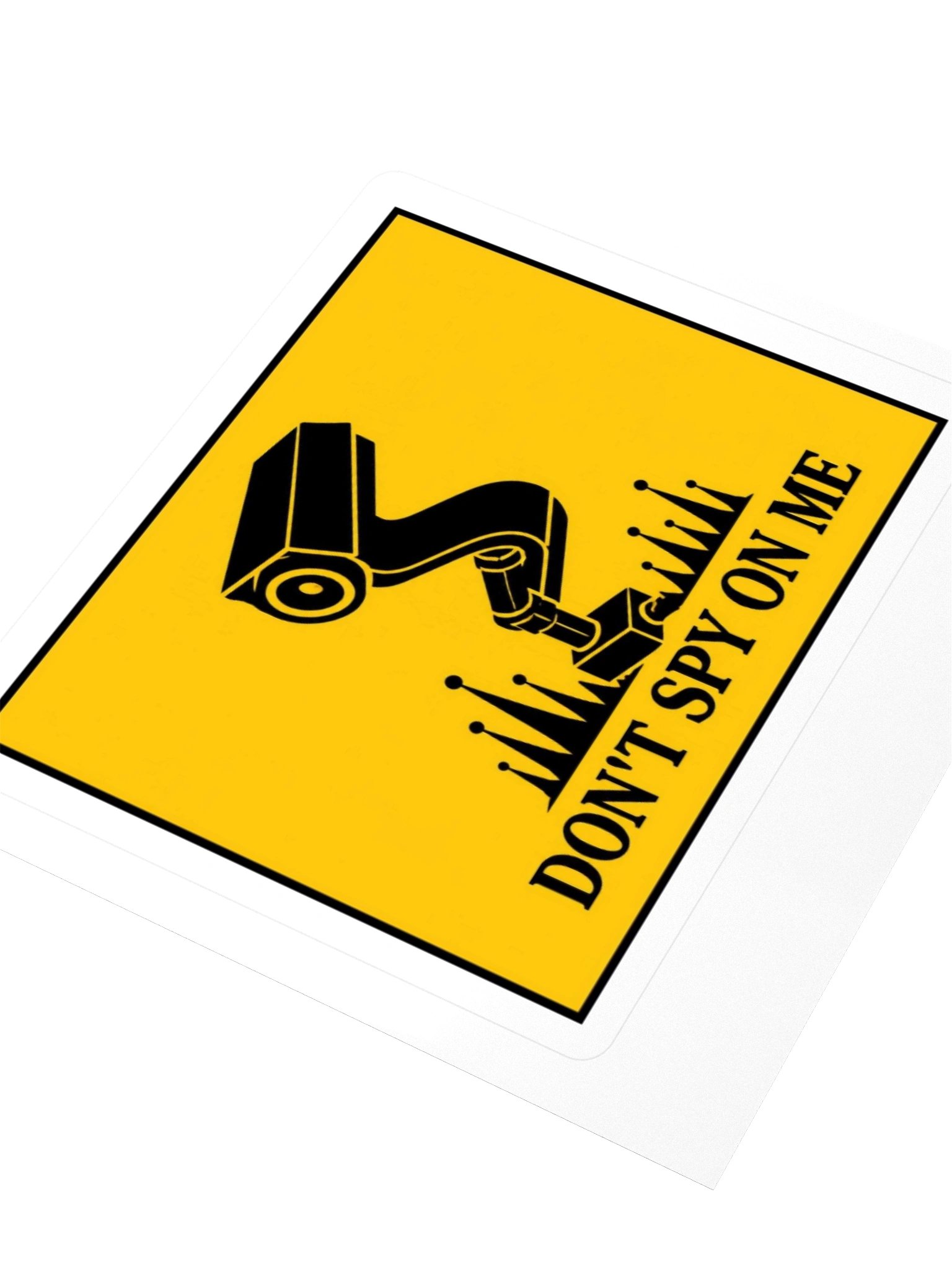"Flock" Don’t Spy on Me Sticker product image (3)