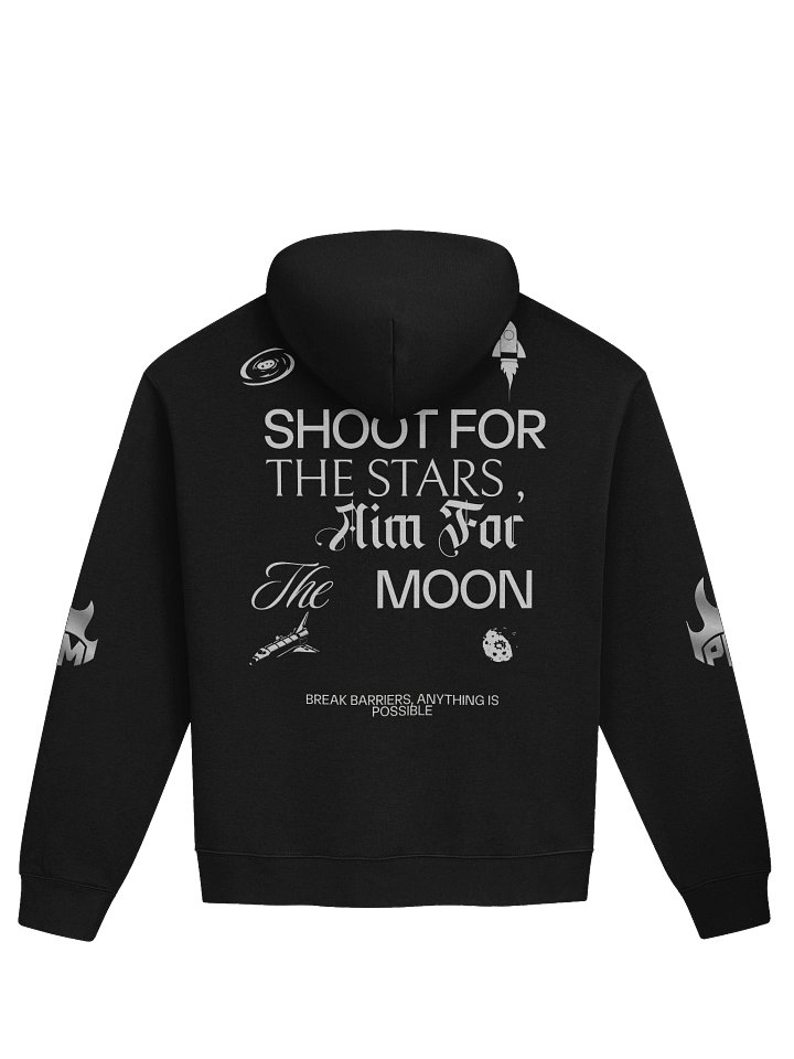 Unisex Prominent Merch 2026/Shoot for the Stars ,Aim for the Moon Heavyweight Hoodie product image (10)