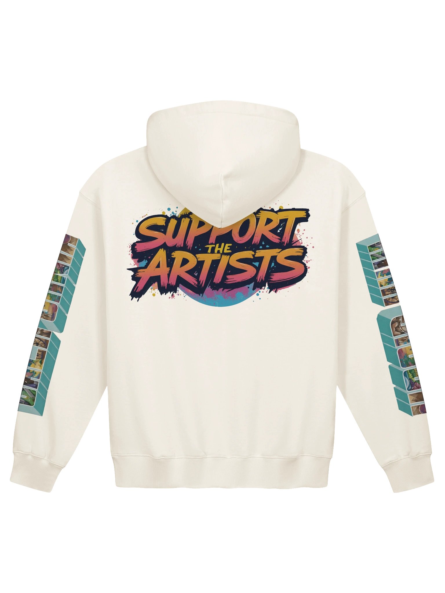 Mars Vista Graffiti Heavy Weight Terry Hoodie product image (2)