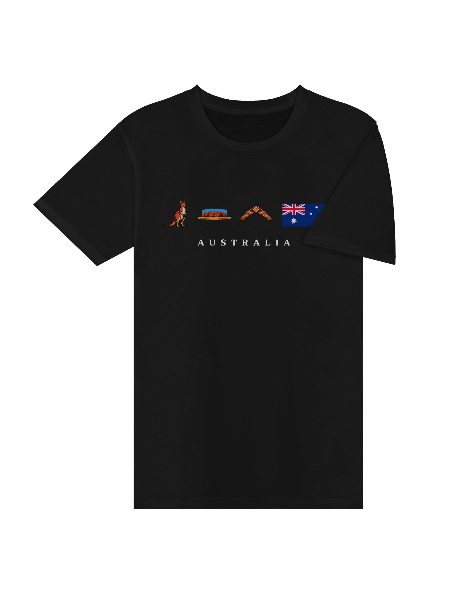 Australia Heritage T-Shirt | Kangaroo Meat Pie Boomerang | Aussie Pride Apparel | Minimal Down Under Roots Wear product image (4)
