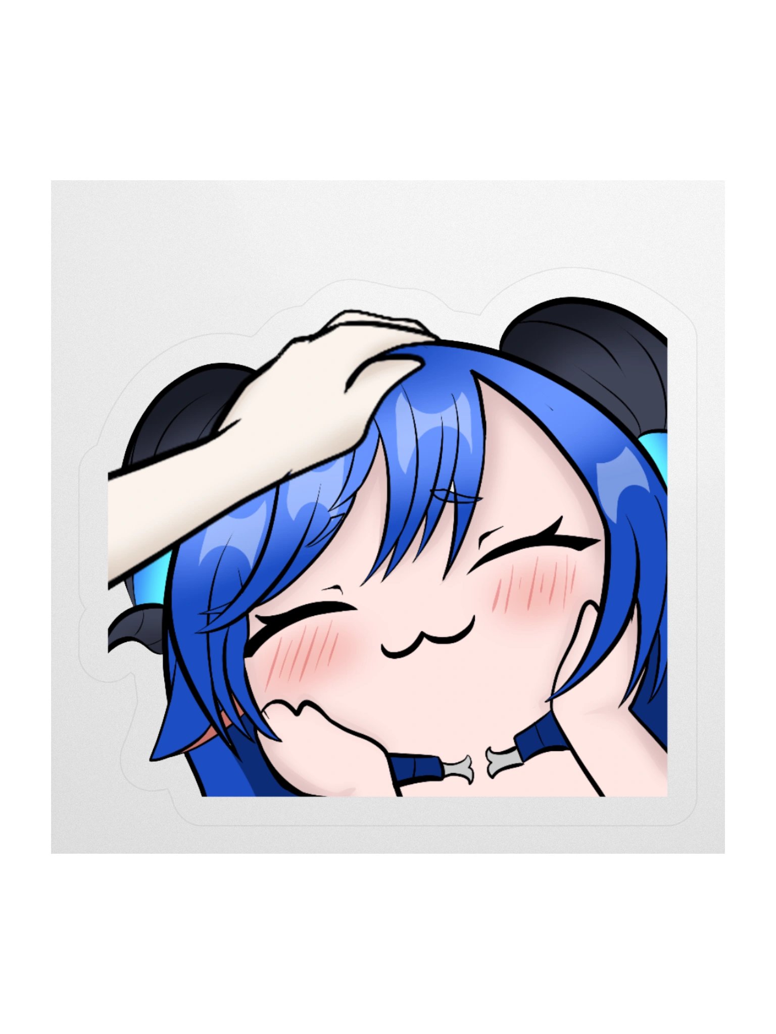 Aqwamog Headpat Sticker product image (1)