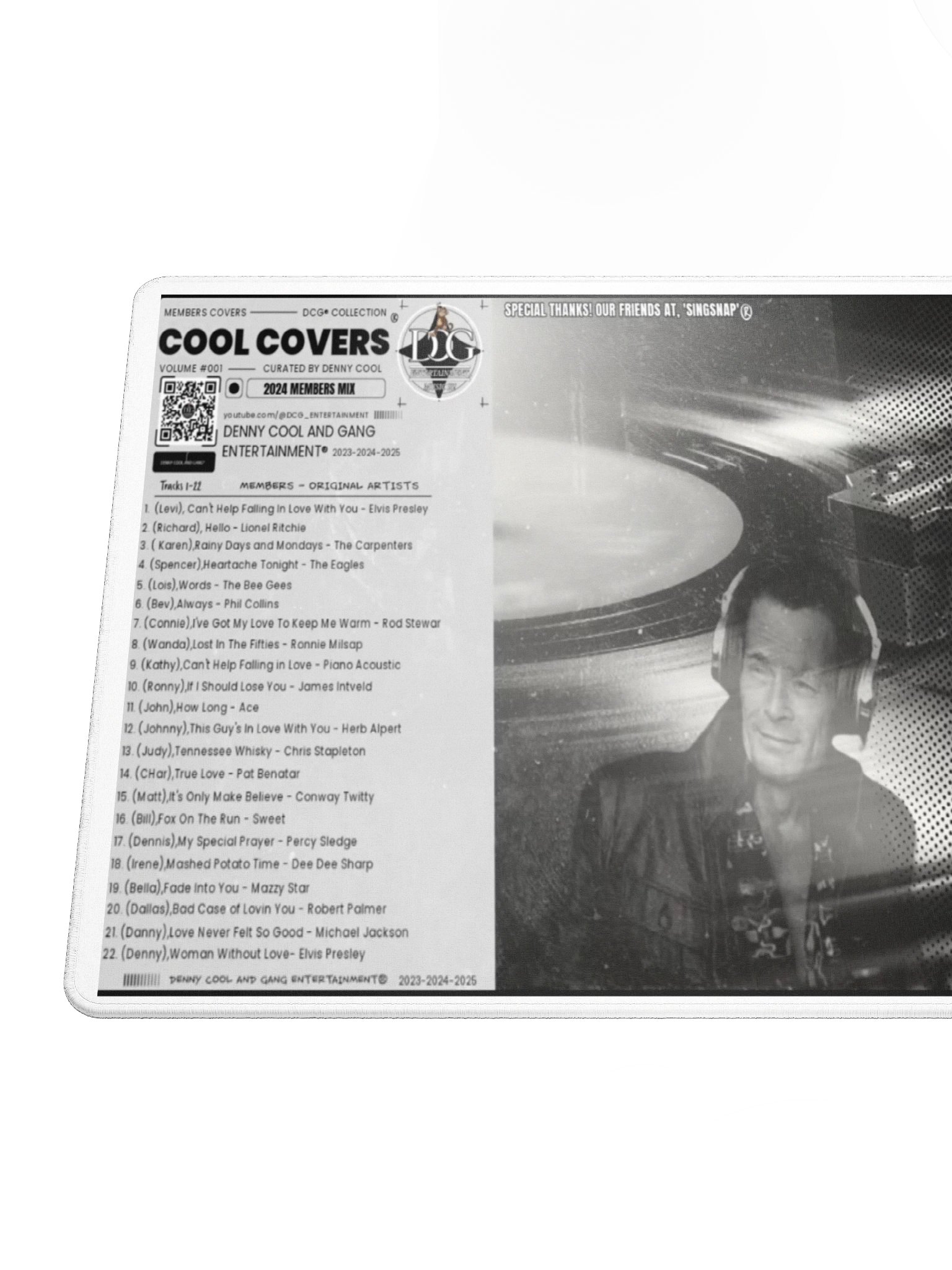 Cool Covers members Album vol.1 Mouse Pad product image (4)