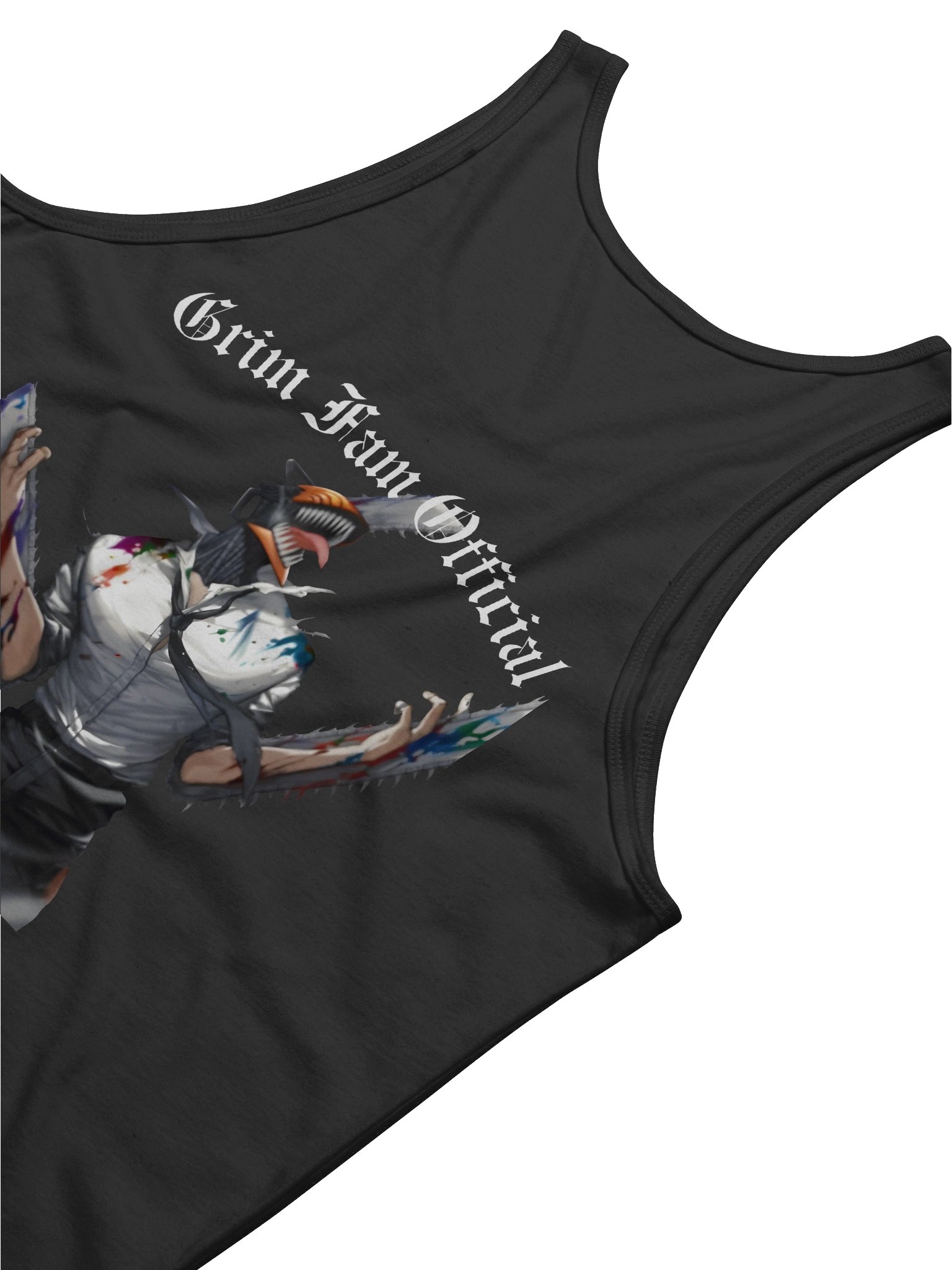 GRIM FAM X CHAINSAWMAN - TANKTOP/SINGLET #1 - Avail in ALL colors product image (3)