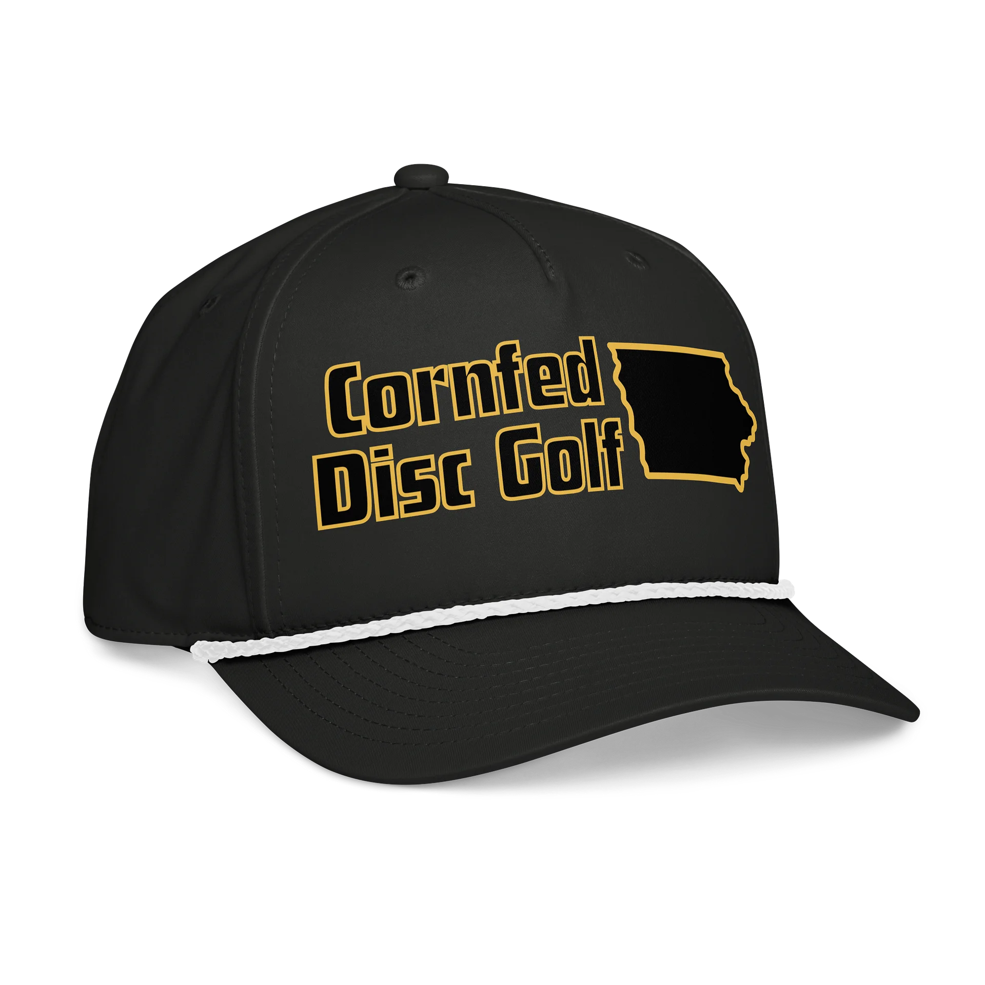 Cornfed Disc Golf Rope Hat Iowa product image (5)