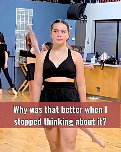 Me: trying to get it right for the tenth time.

Also me: doing it better the second I stop thinking about every count.

#Danc...