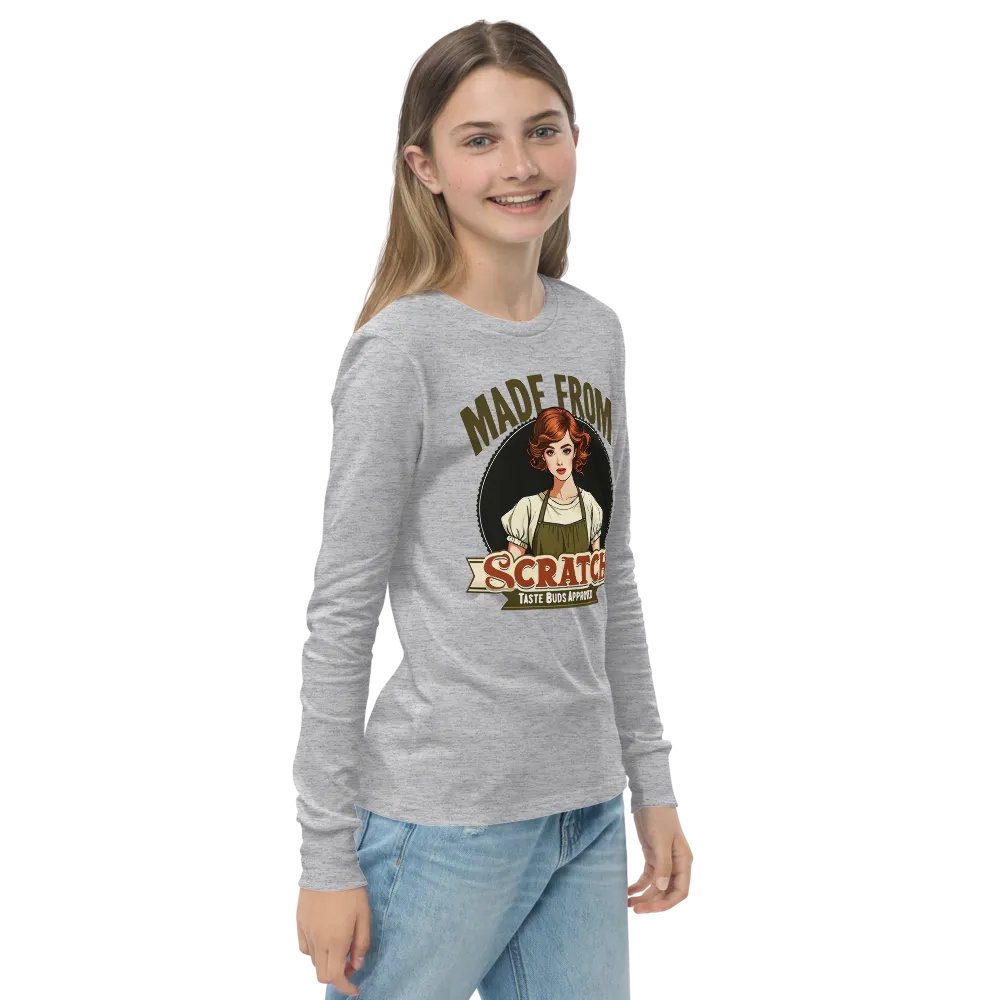 Scratch-Made Retro Chef Youth Long Sleeve Tee product image (23)