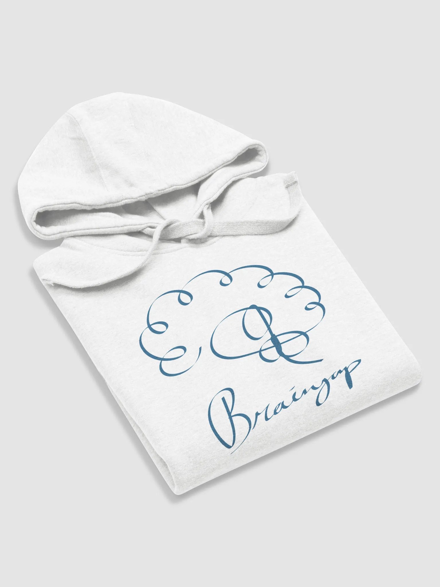Large Design Signature Hoodie (Blue/White) product image (5)