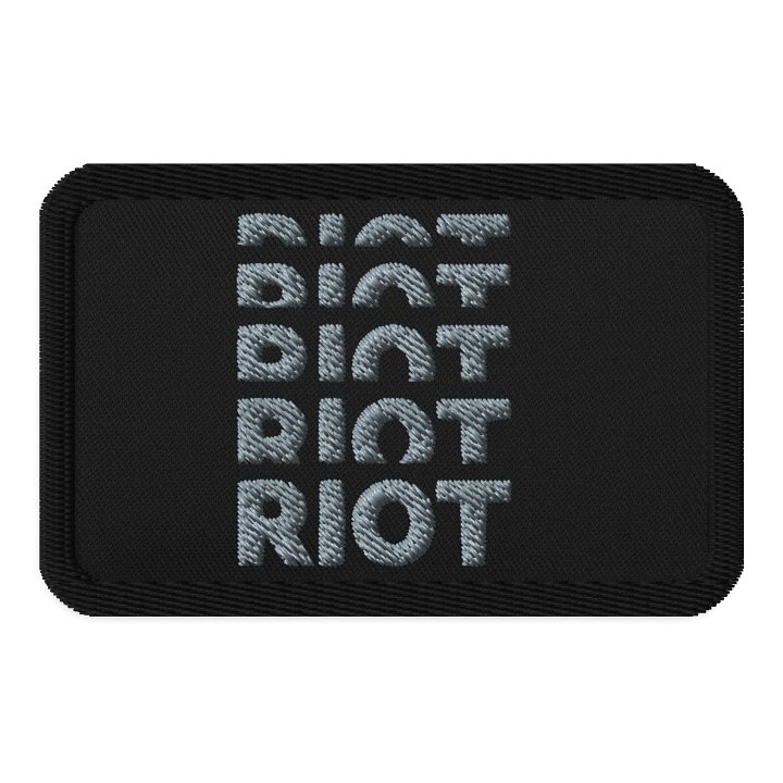 RIOT Block Letter Embroidered Patch product image (1)