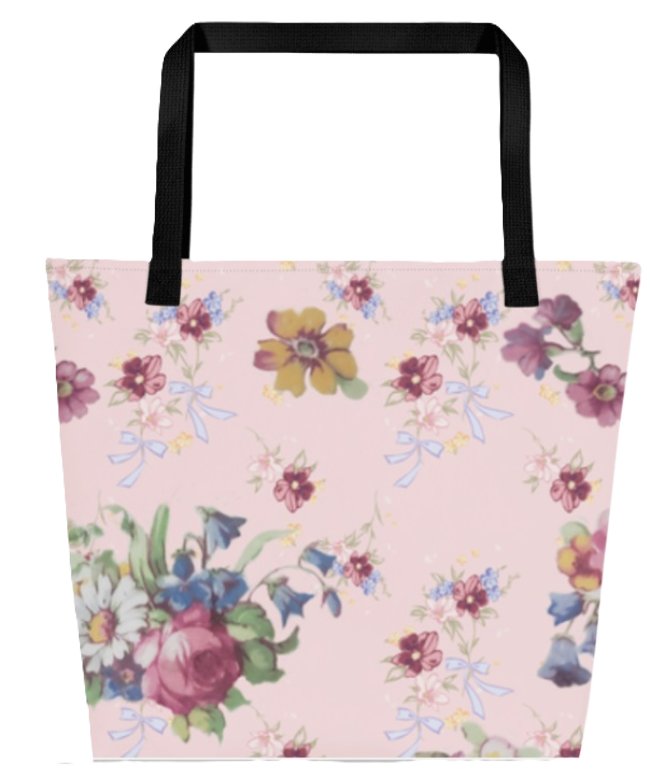 Vintage Floral Woman's Dress T-Shirt | Pink Blossom Everyday Apparel product image (10)