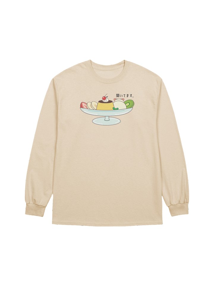 Pudding A La Mode Cat - Unisex Adult Long Sleeve T-shirt product image (5)