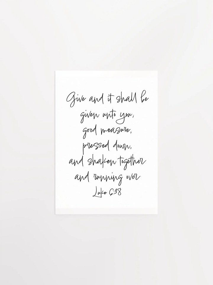 Shall Be Given Unto You - Print product image (1)