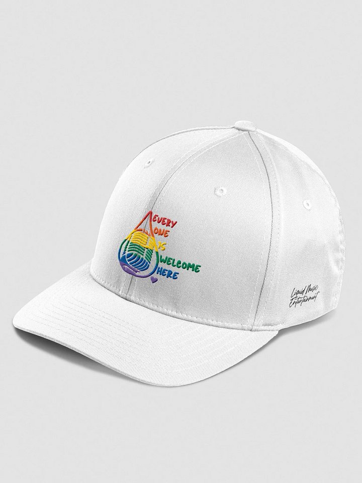 NEW Liquid Music Entertainment "Everyone Is Welcome Here" Flexfit Cap product image (5)