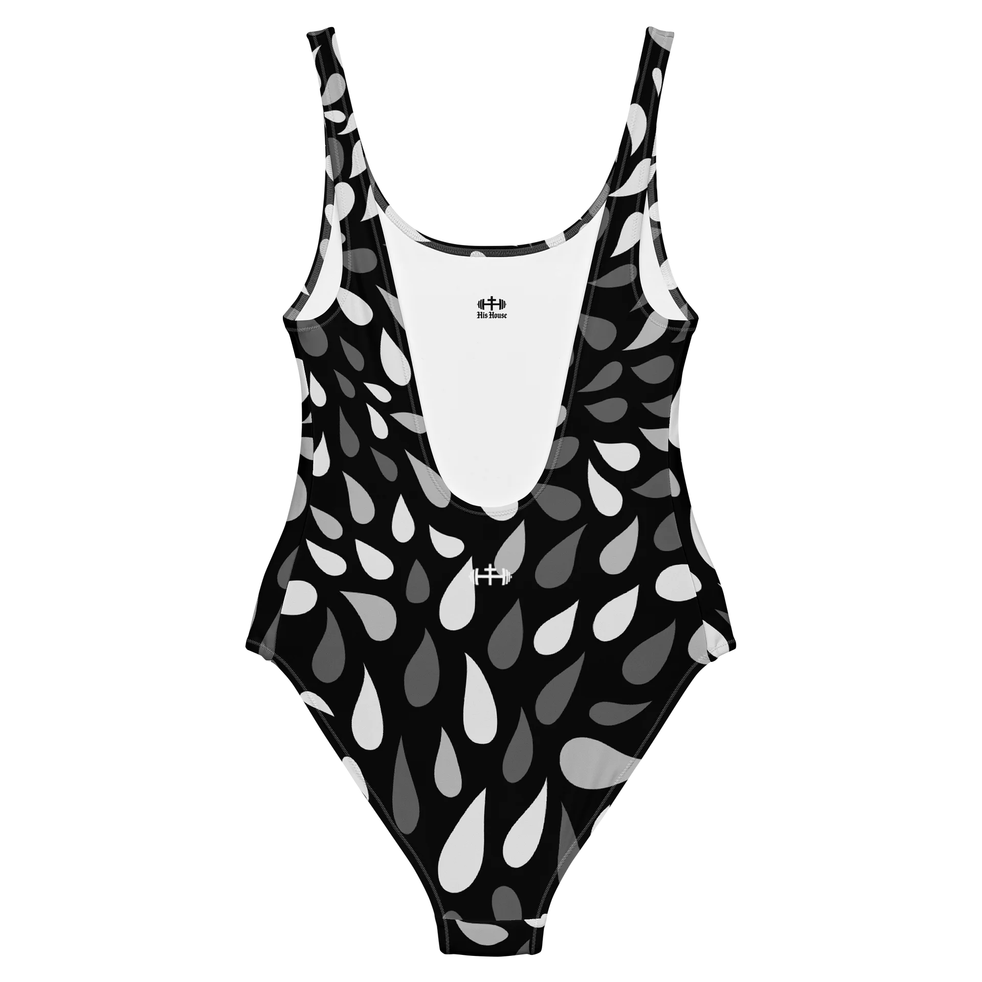 His House Womens One Piece Swimsuit - Black Wave product image (6)