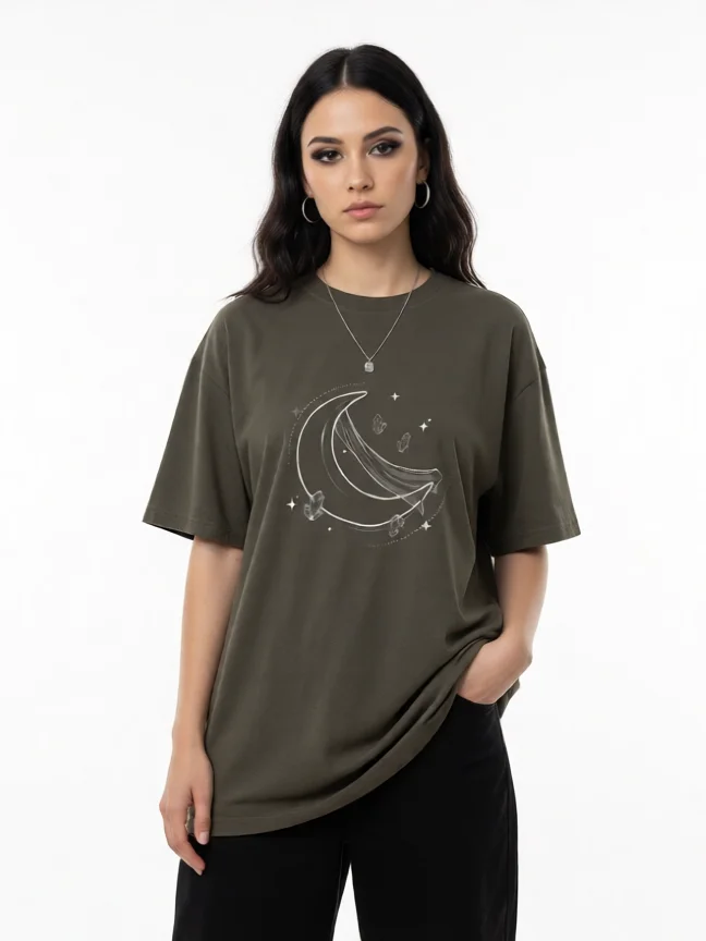 Crystal Crescent // Veiled Moon Heavyweight Box Tee product image (1)