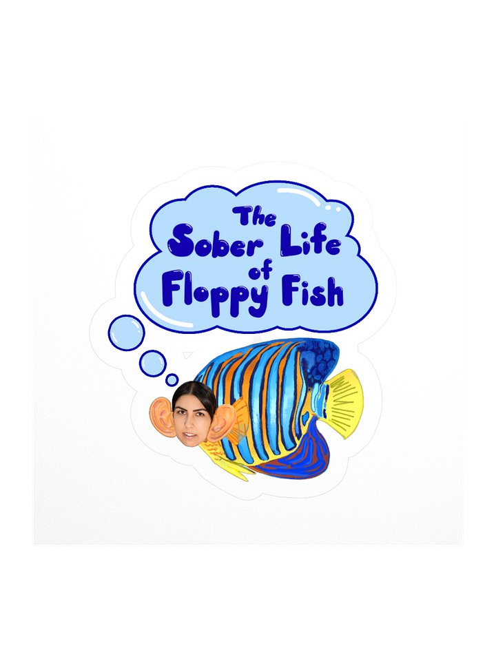 Sober Floppy Fish Sticker product image (4)