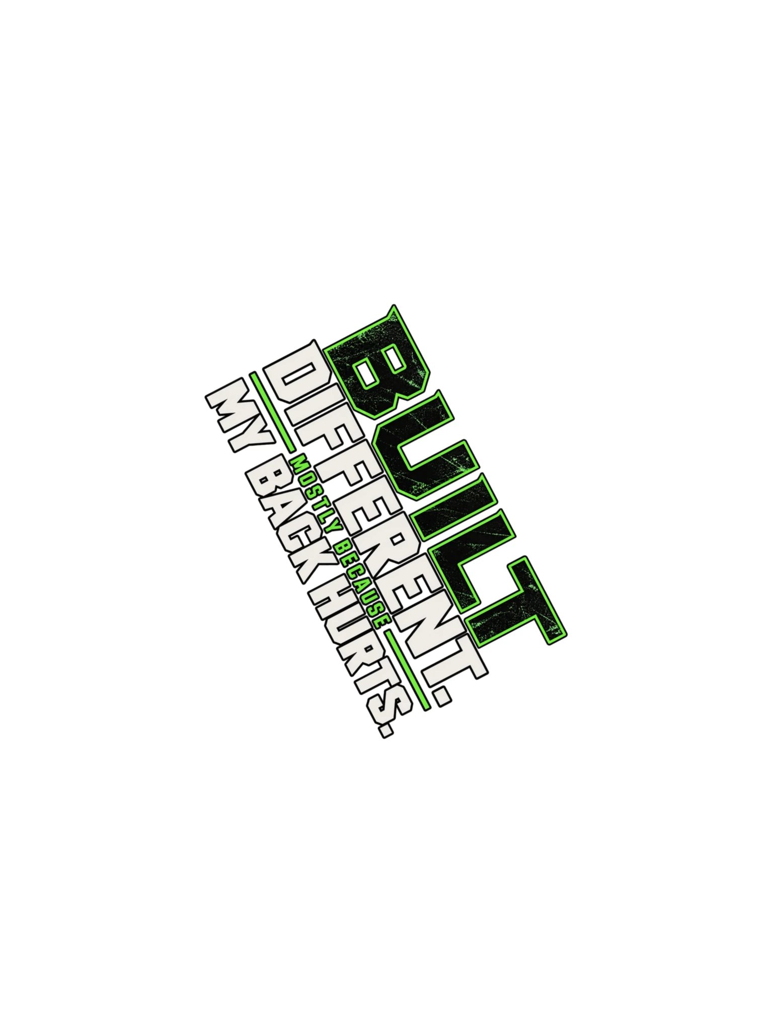 Moose Built Different Sticker product image (2)
