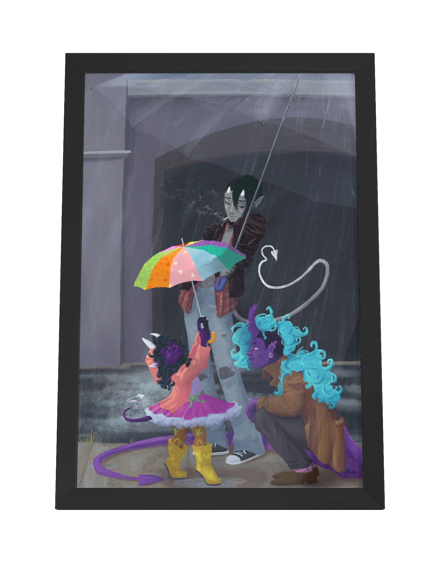 "I'll Keep You Dry" Framed Print product image (20)