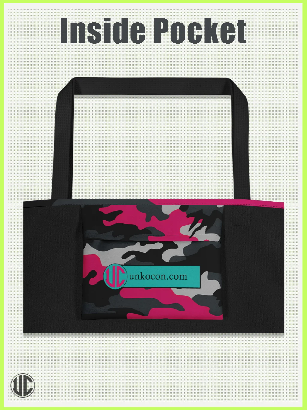 UnkoCon – Savage Pink Urban Camo Tote Bag product image (2)