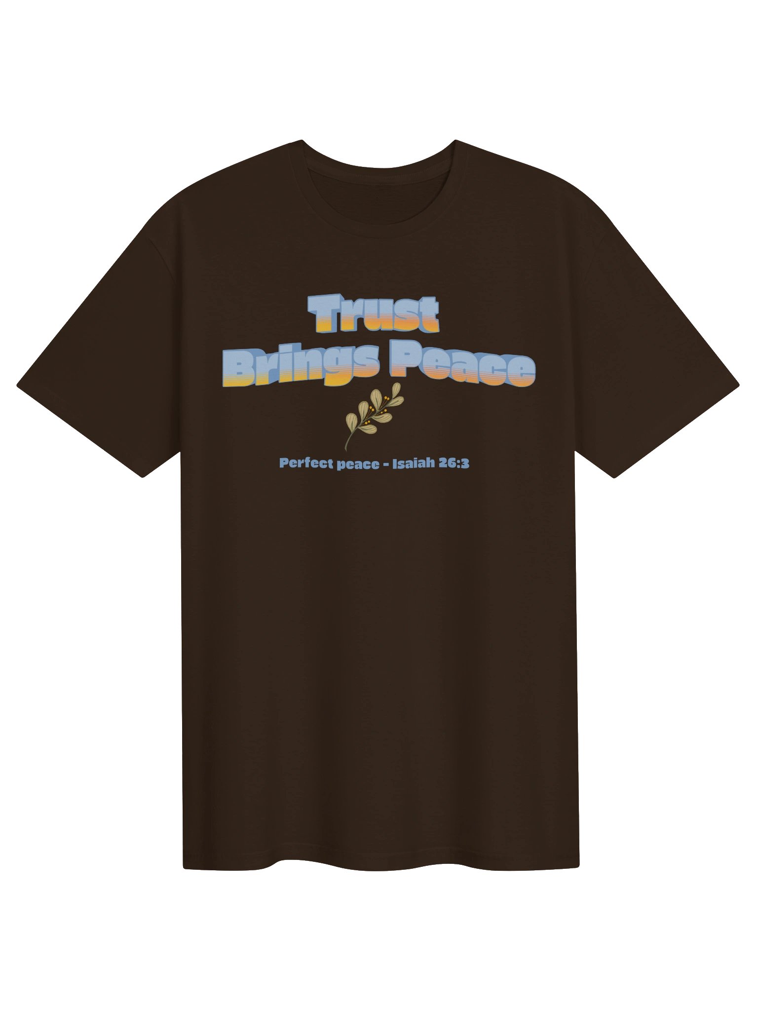 Trust Brings Peace Earthy T-shirt product image (2)
