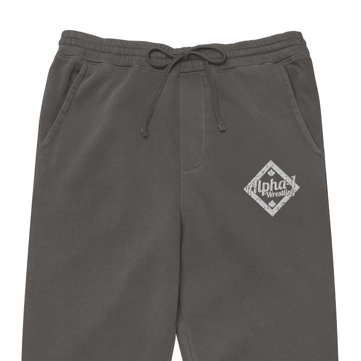Embroidered Alpha-1 Wrestling Sweatpants product image (1)