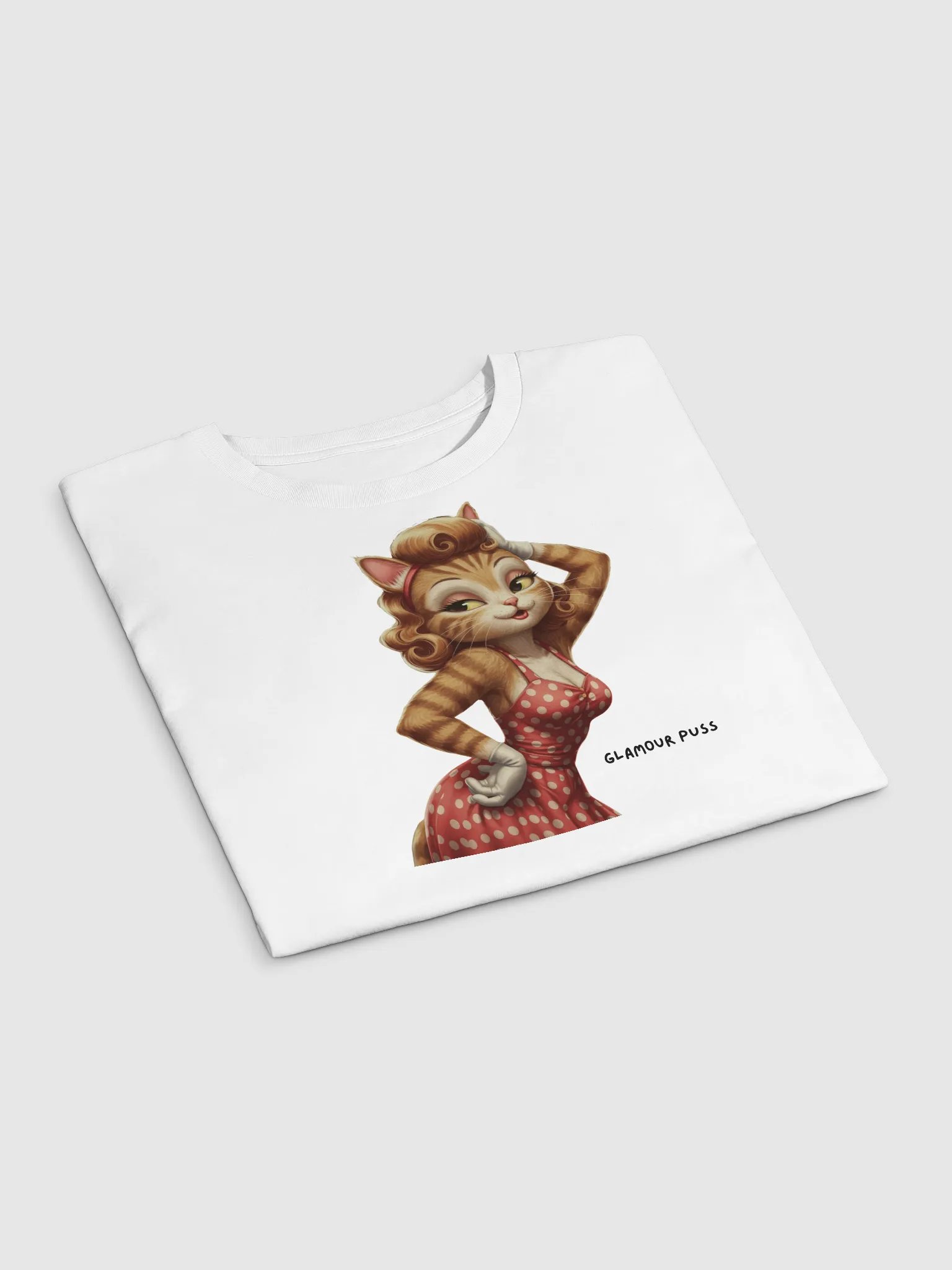 Glamour Puss Crop Top (white) product image (3)