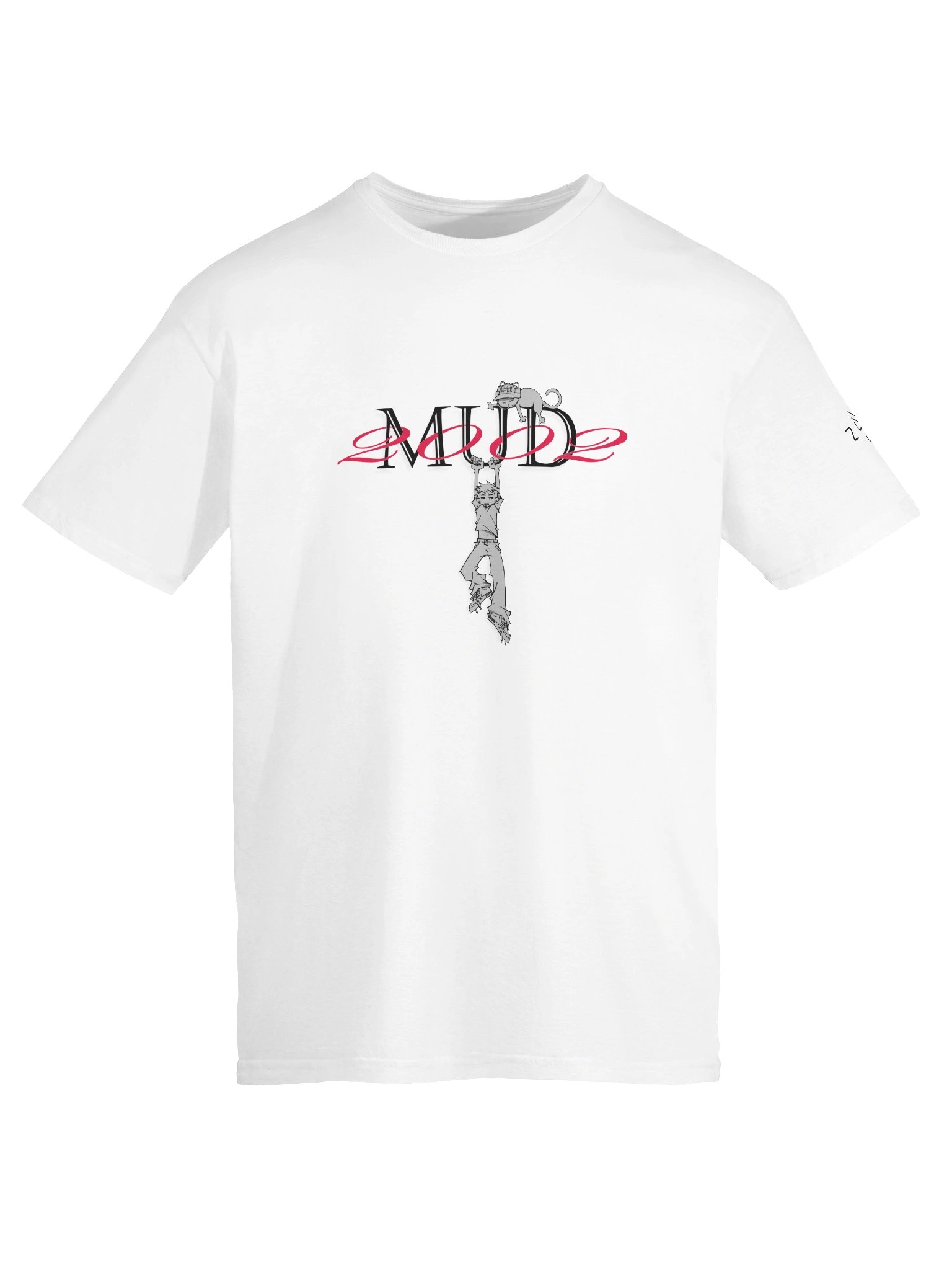 Mud2002 "Odd" Tee (White) product image (9)