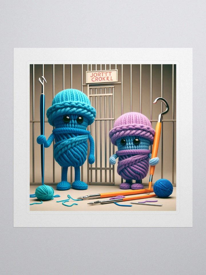 Bad Yarn Bandits 1 Kiss Cut Stickers product image (1)
