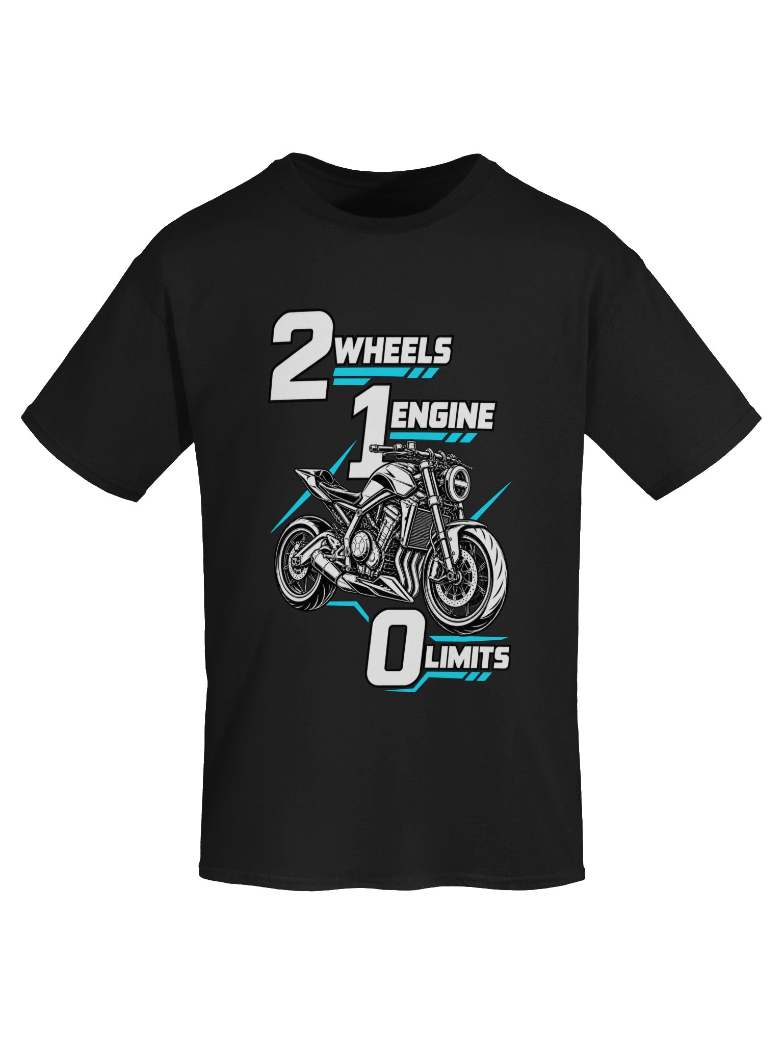 2 Wheels 1 Engine 0 Limits Streetfighter T-Shirt product image (5)