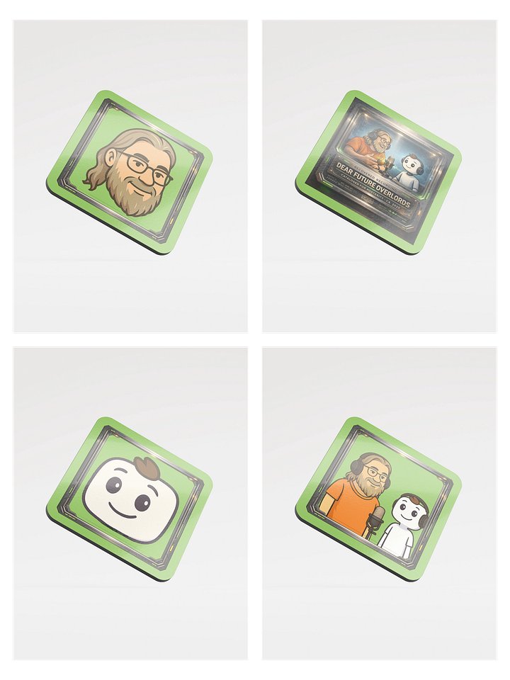 Dear Future Overlords Coaster Set product image (1)