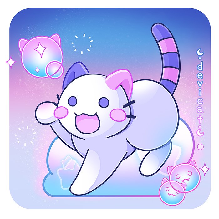 CandiCat Bubbles 2025 Wallpaper product image (1)