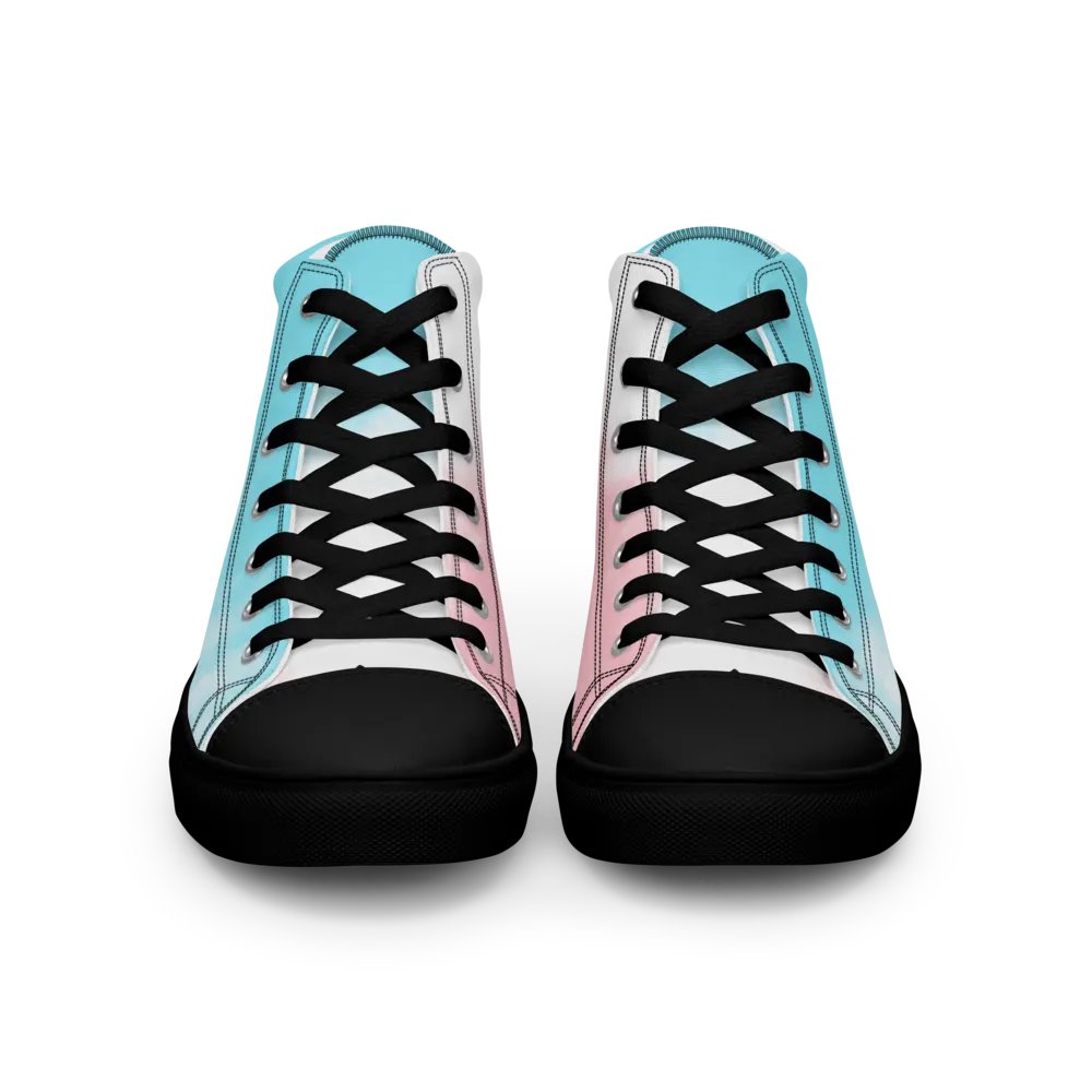 Pastel Dreams High Top Canvas Shoes product image (4)