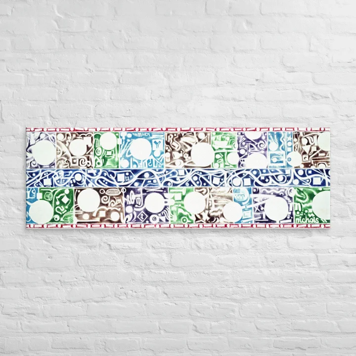 A Century of Rides I (1990) on canvas (20" x 60") product image (2)