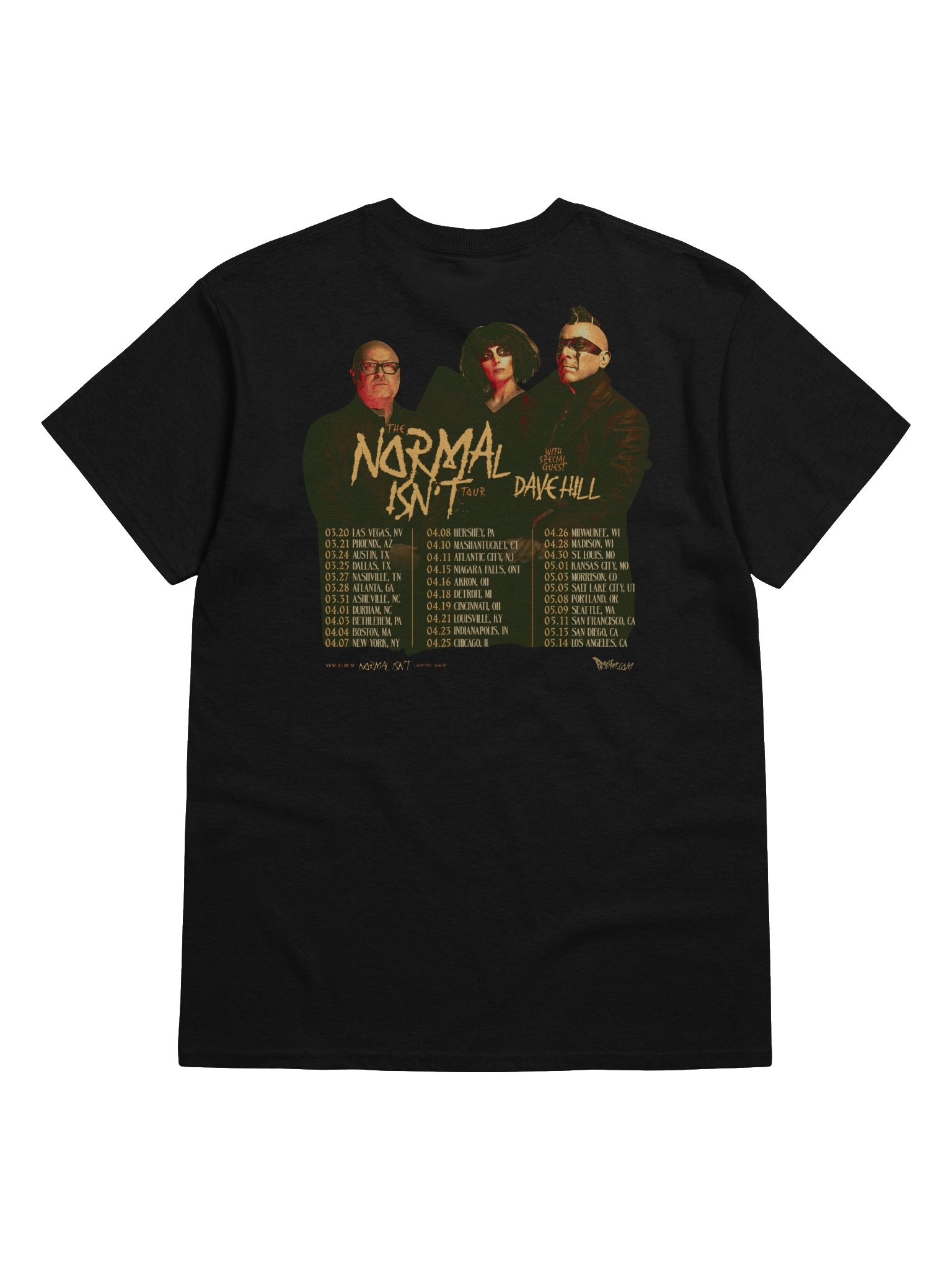 Puscifer The Normal Isn’t Tour 2026 Tshirt product image (2)