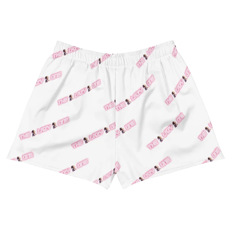 The Lazy Girl All-Over Print Athletic Shorts product image (6)