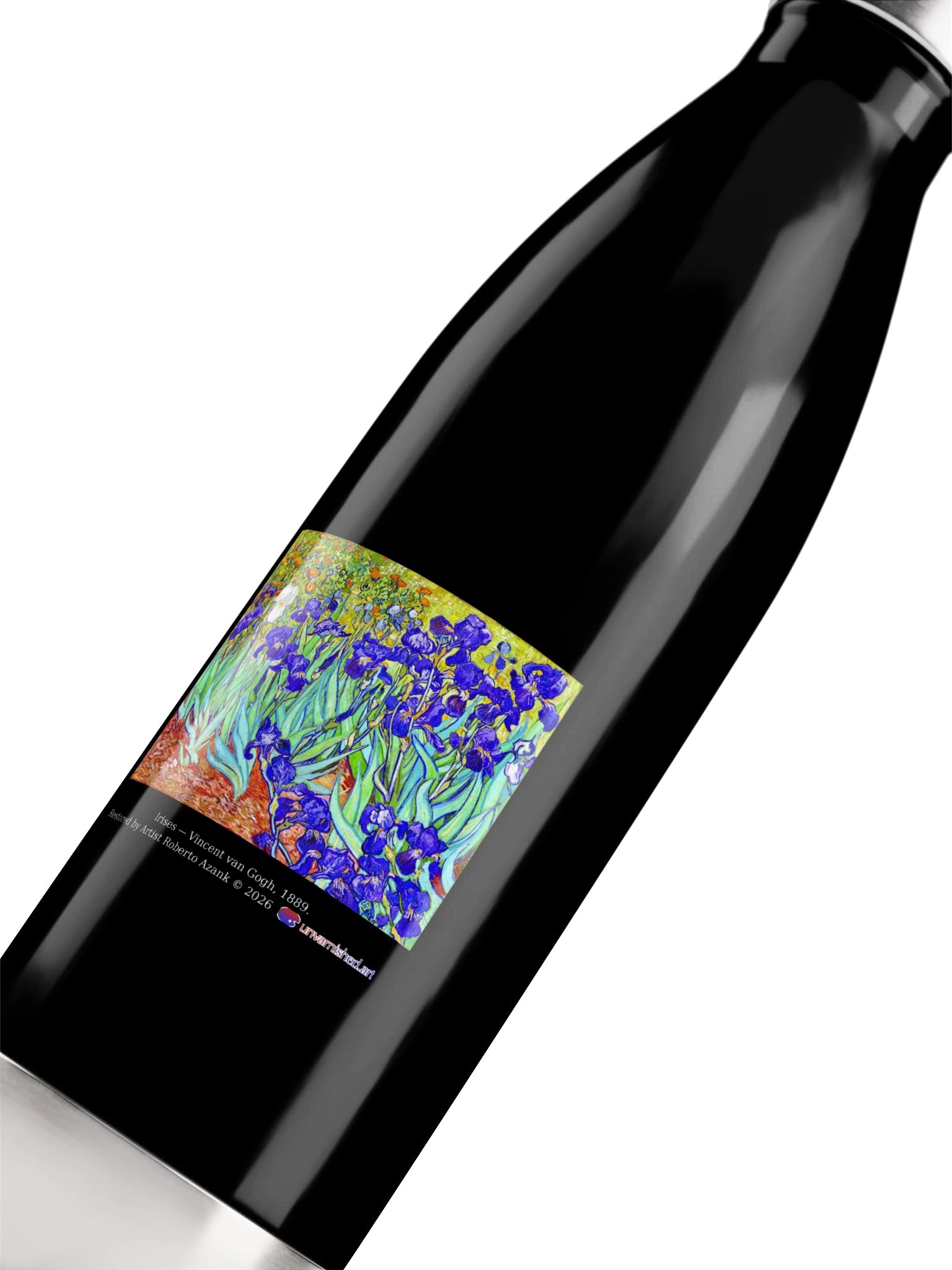 Irises — Water Bottle product image (5)