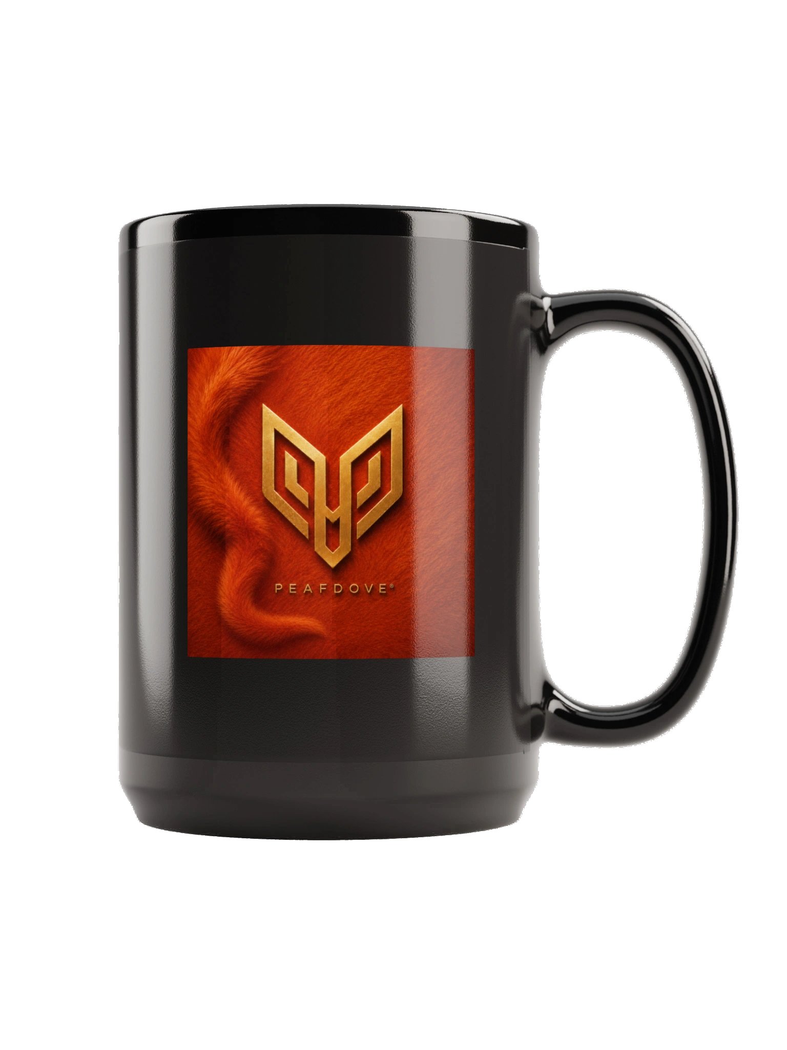 PEAFDOVE® TAIL — Black Ember Signature Mug product image (3)