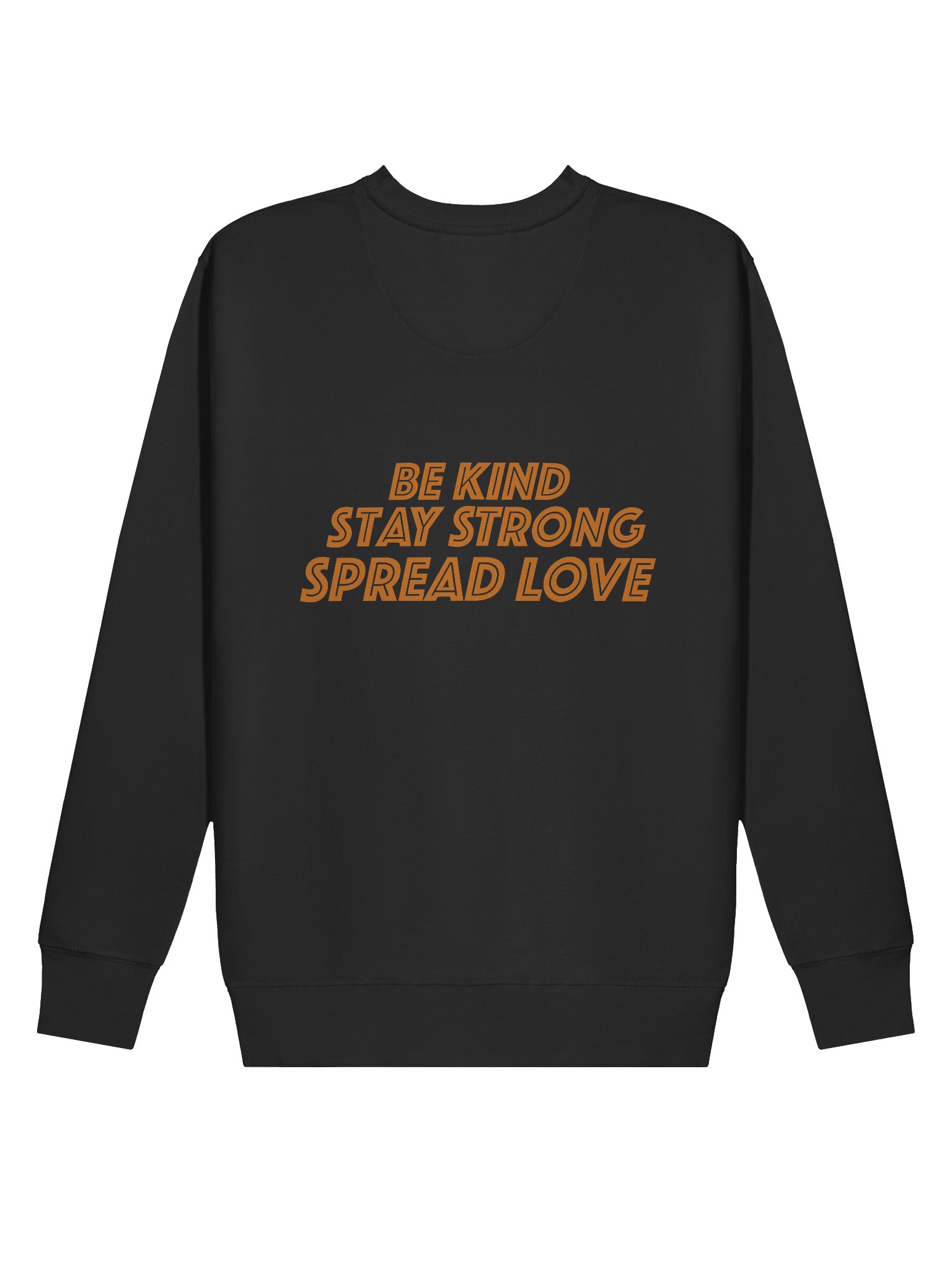 Bold Orange Letter Printed Premium Sweatshirt product image (21)