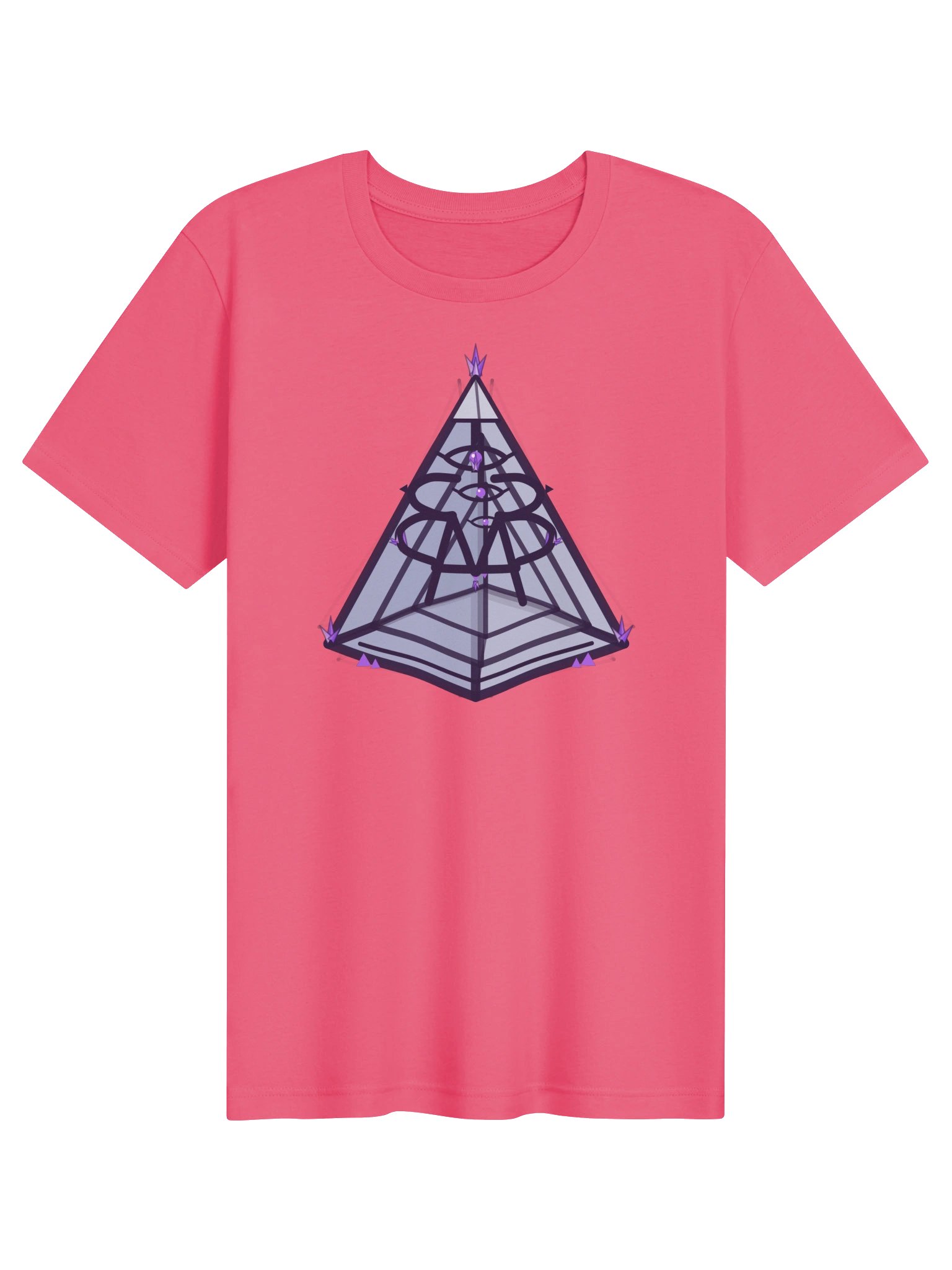 AMP-33 7D Pyramid Tee — Pink product image (1)