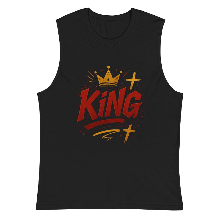 KING Energy Muscle Tank | Rule Every Rep product image (2)