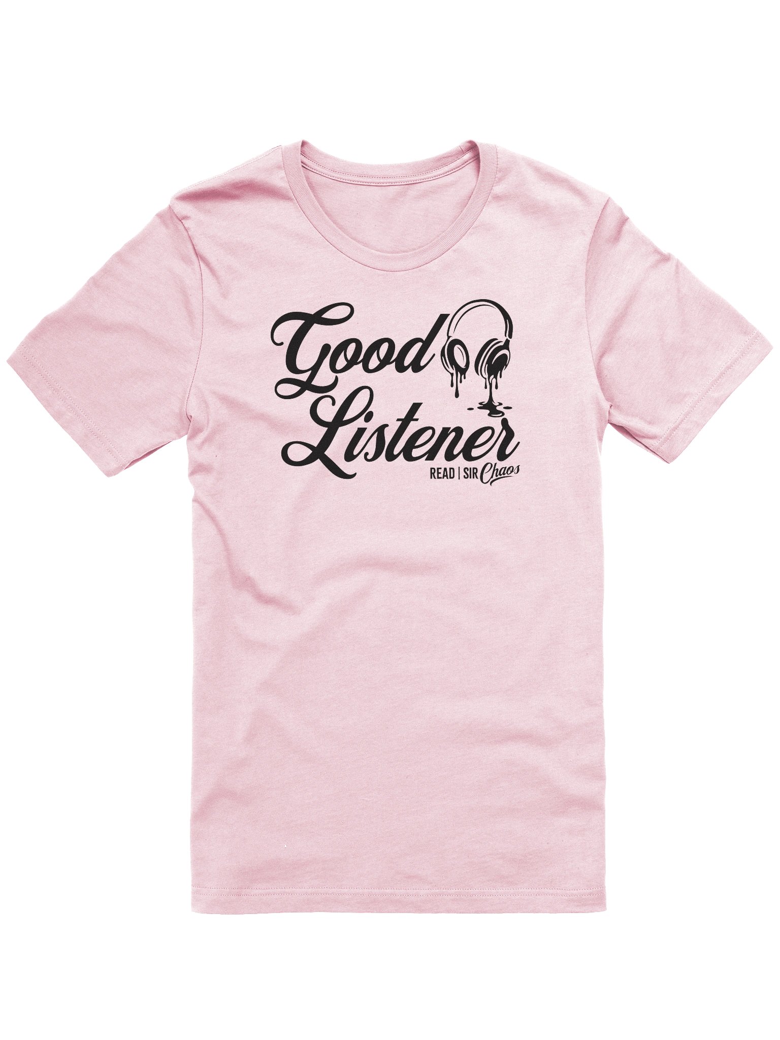 Good Listener Tee - Black Text product image (7)