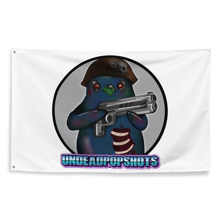 UndeadPopShots Penguin Flag Logo Color Gray product image (2)