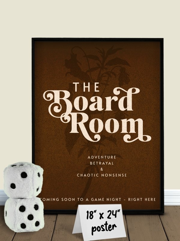 Board Room Movie Poster for Board Gamers - 18