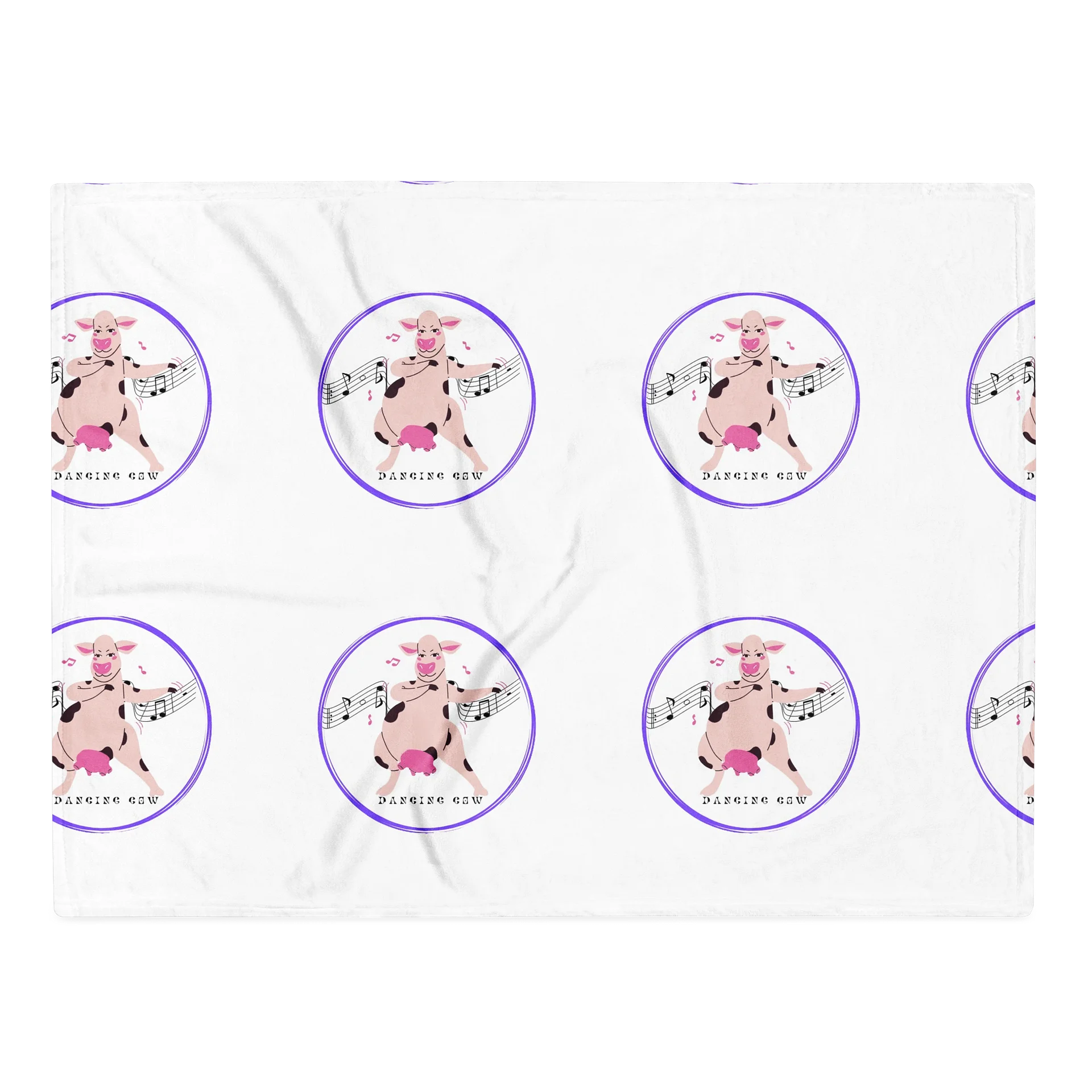 Enchanted Dancing Cow Throw Blanket product image (2)