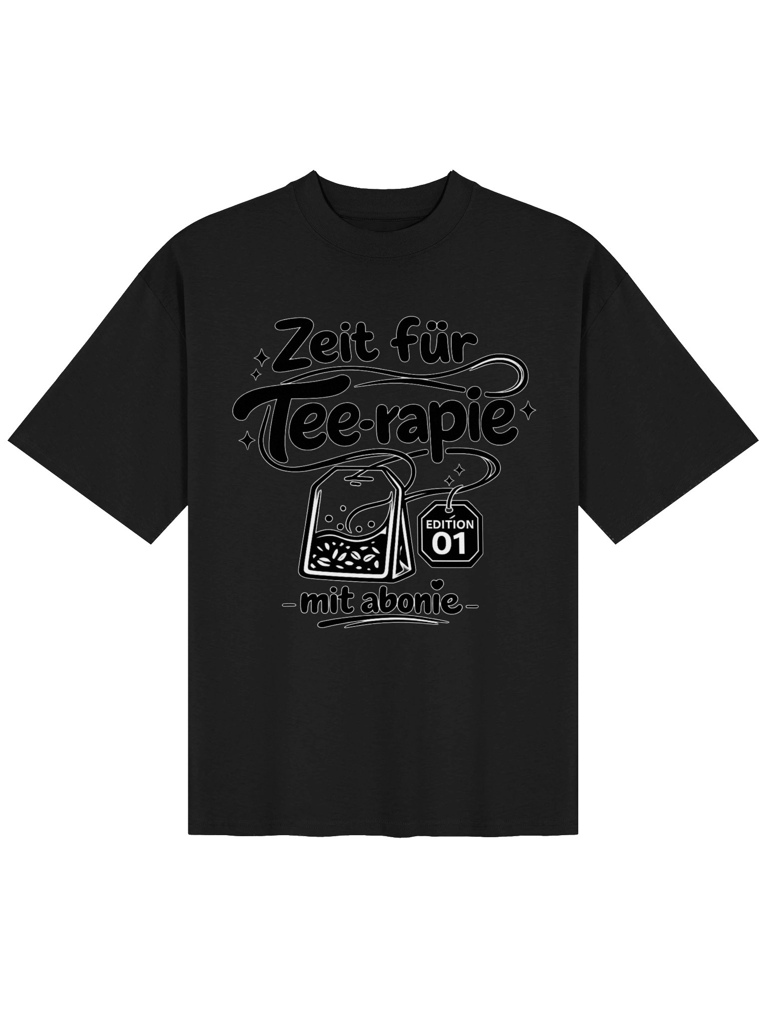 Zeit für Tee-rapie – Unisex Oversized T-Shirt product image (1)