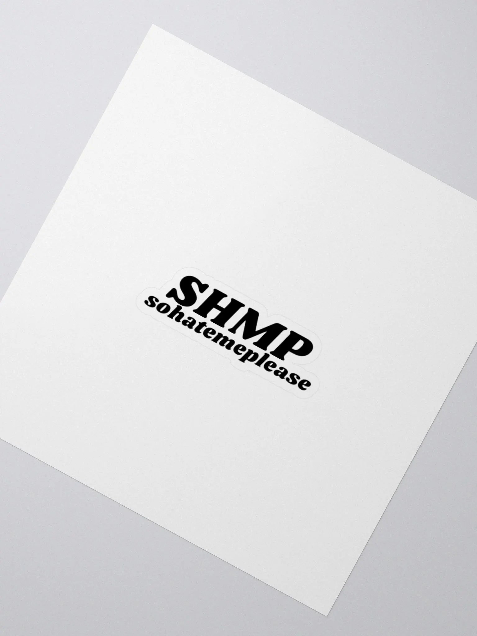 SHMP Sticker (black) product image (3)